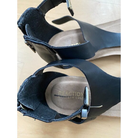 Reaction Kenneth Cole "Great Gal" Ankle Strap Women New Sandal Low Wedge - Picture 6 of 6